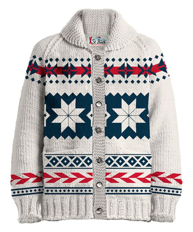 Cardigan MC2 Saint Barth Nordic Aztec