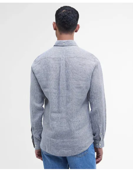 Camisa Barbour Linton Tailored Navy