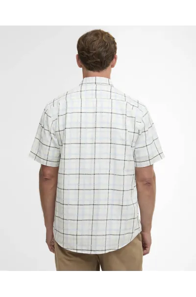 Camisa Barbour Glover Linen Blend Manga Corta 2