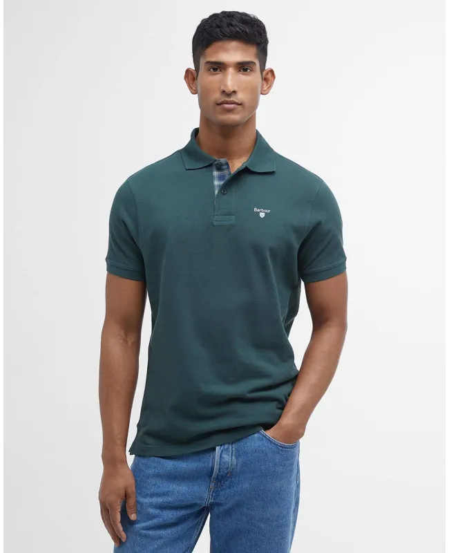 Polo Barbour Tartan Pique Green