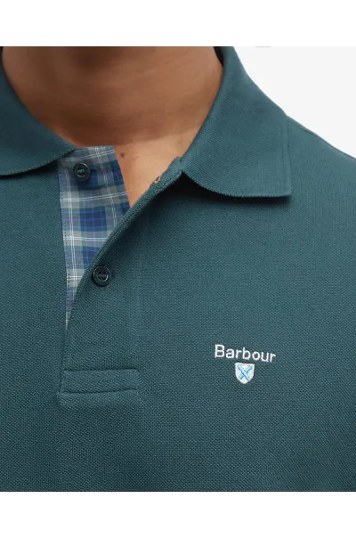 Polo Barbour Tartan Pique Green 2