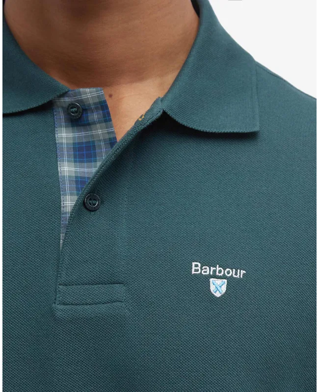 Polo Barbour Tartan Pique Green