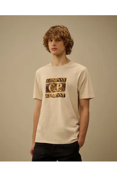 Camiseta C.P. Company Logo Desteñido